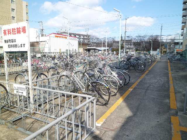 植田駅前有料駐輪場