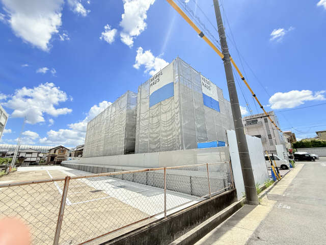 外観・西棟北側（建築中）