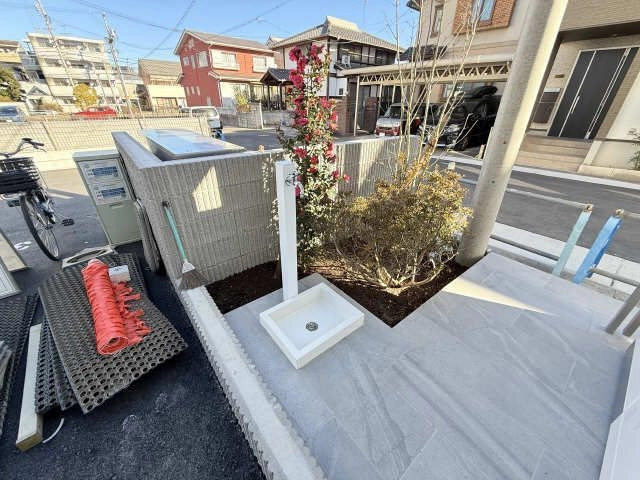 ペット用足洗い場