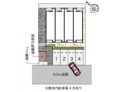 クレイノヴィラ高島 1階 駐車場