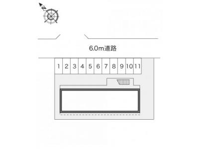 レオパレスファームガーデン 1階 駐車場