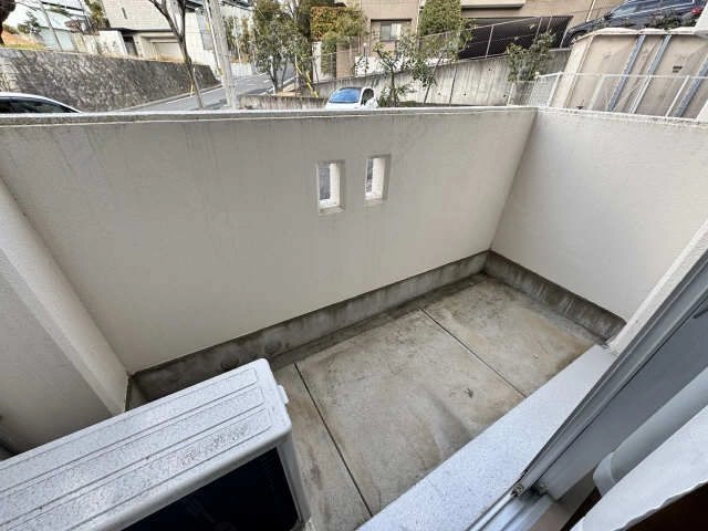 北側バルコニー