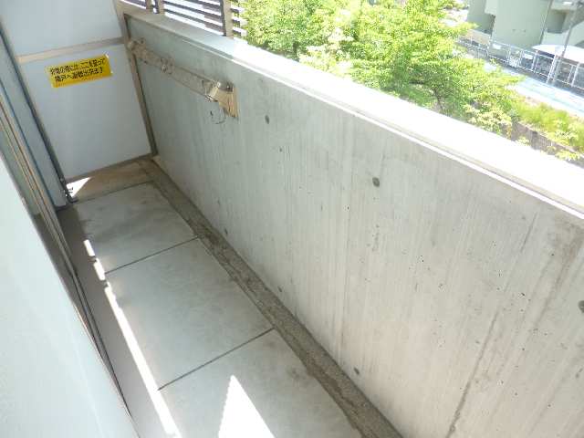 西側ベランダ