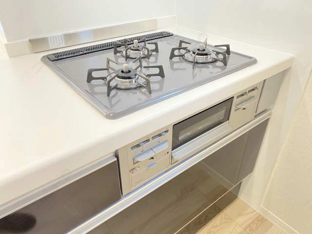 ３口グリル付コンロ