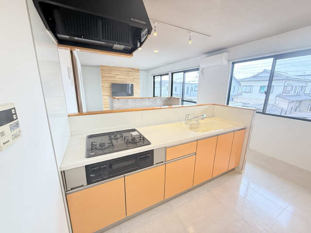 ３口グリル付コンロ