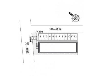 レオパレス春祐 2階 駐車場