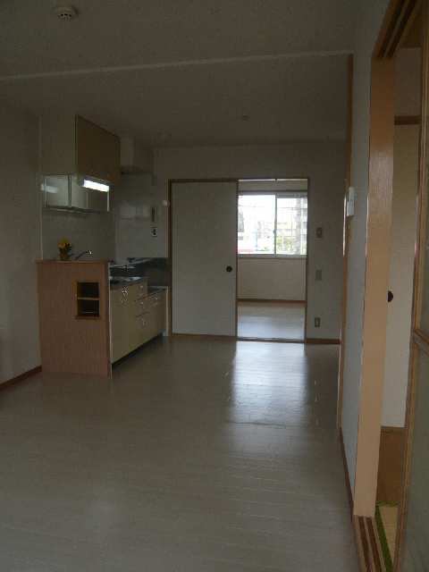 リビング南から