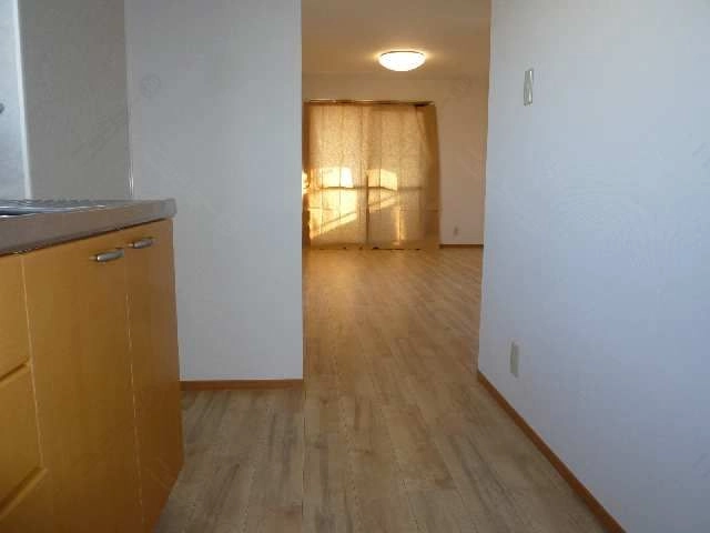 洋室キッチンより