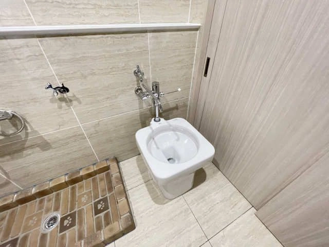 ペット用足洗い場