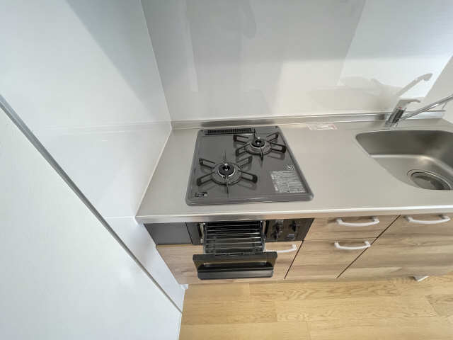 2口ガスコンロ（グリル付き）