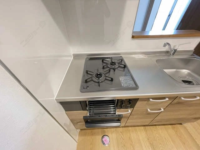 2口ガスコンロ（グリル付）