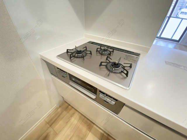 3口ガスコンロ（グリル付き）