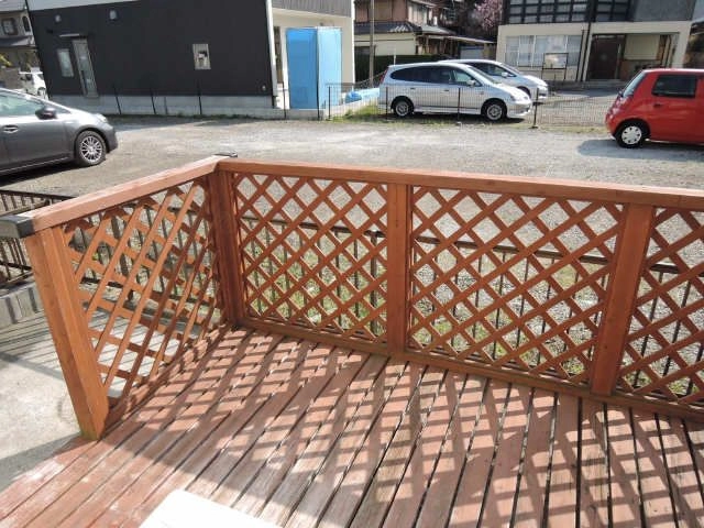 ウッドデッキ