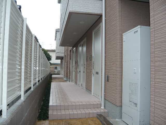 玄関側通路