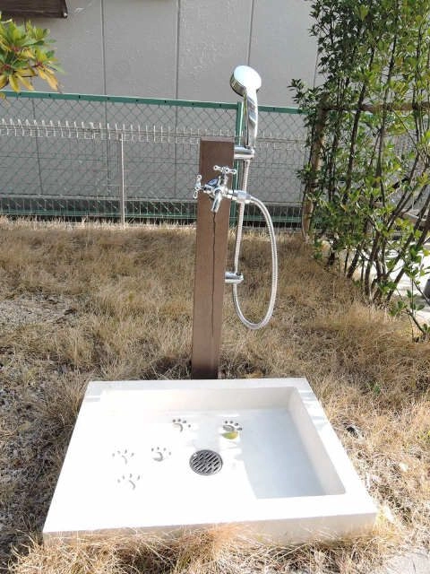 ペット足洗い場