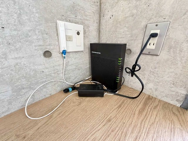 無料インターネッ導入済
