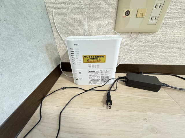 無料インターネット導入済