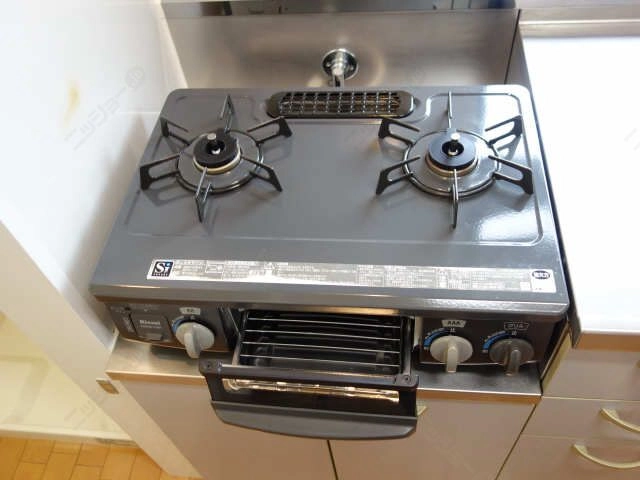 2口ガスコンロ（グリル付）