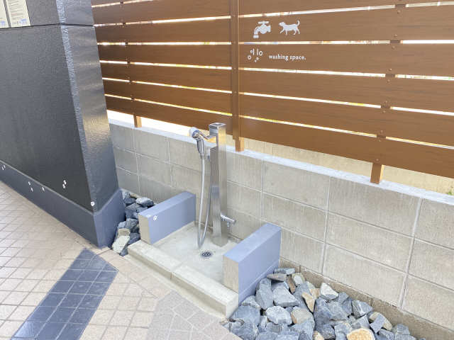 ペット足洗い場