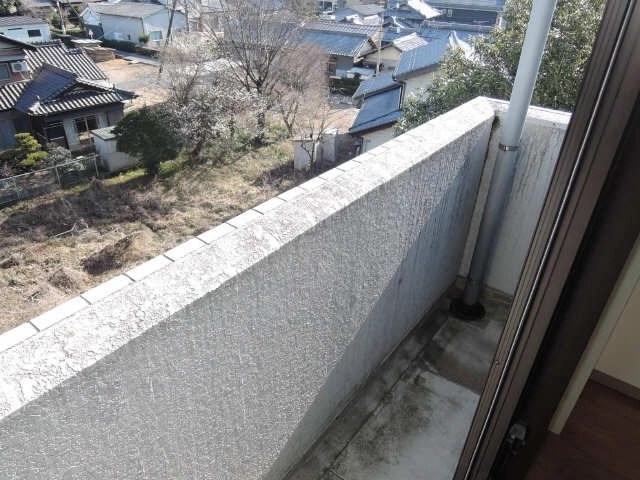 北側バルコニー