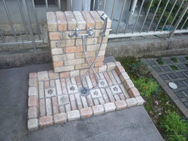 ペット足洗い場