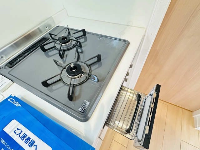 グリル付き２口コ