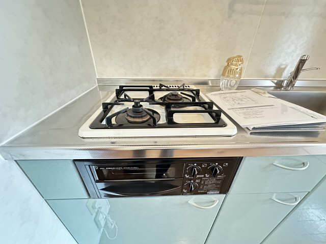 グリル付きガスコンロ