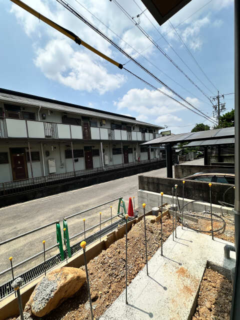 工事中ベランダ