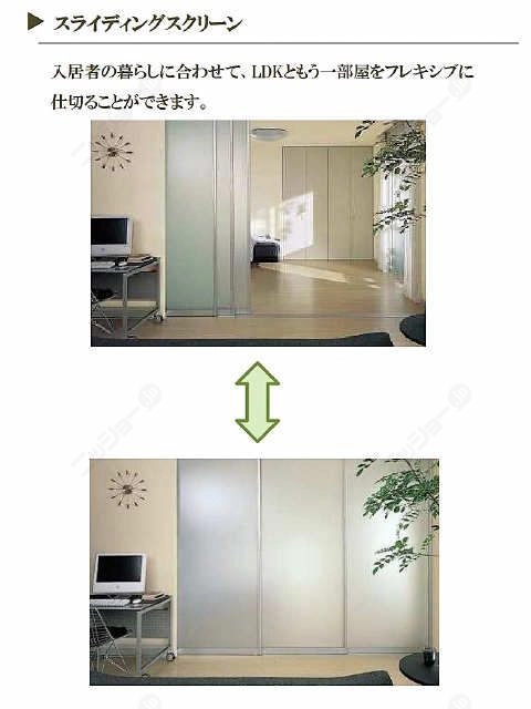 ｽﾗｲﾃﾞｨﾝｸﾞｽｸﾘｰﾝ イメージ図