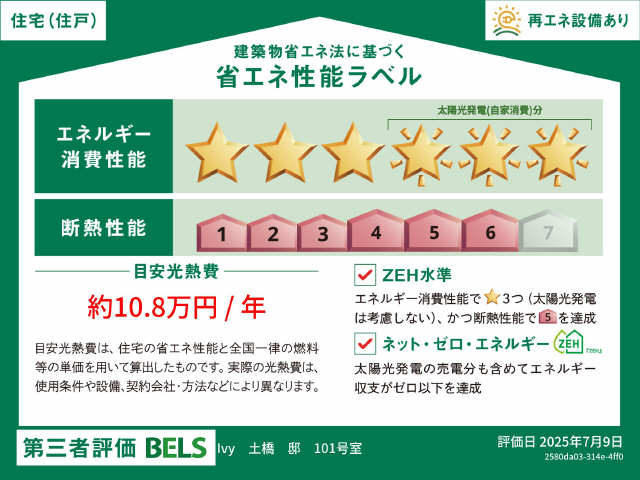 省エネ性能ラベル（住戸）