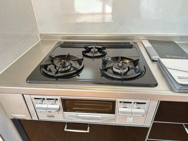 グリル付３口ガスコンロ