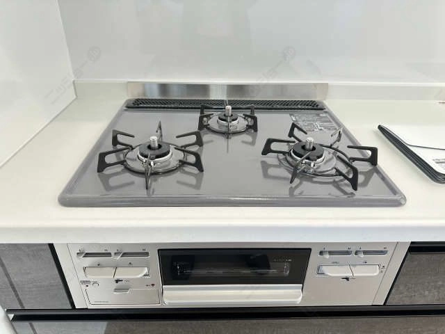 グリル付３口ガスコンロ