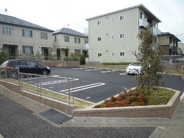 ゆとりのある駐車場