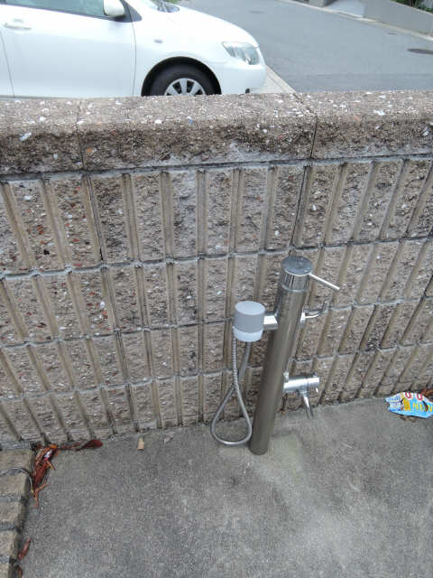 ペット用足洗い場