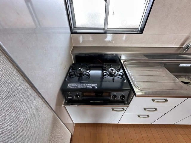 グリル付２口ガスコンロ