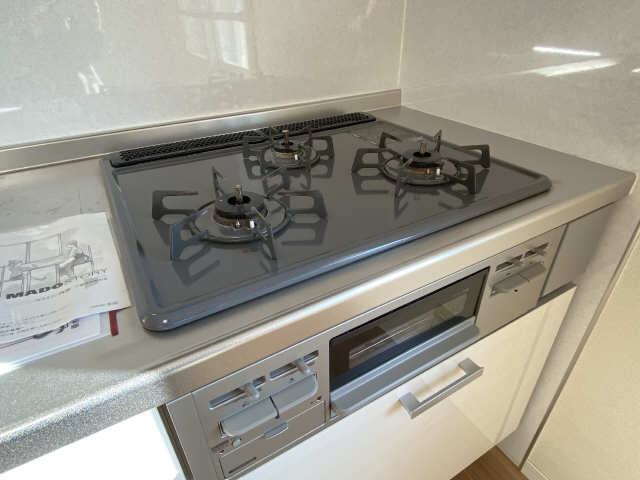 グリル付３口コンロ