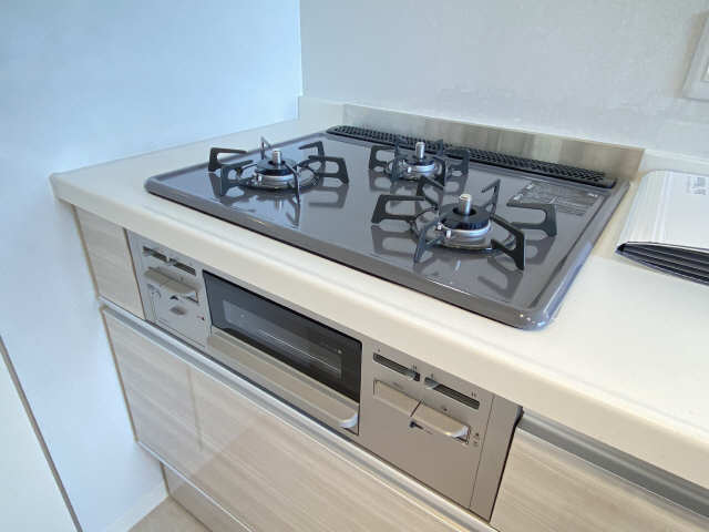 グリル付3口コンロ