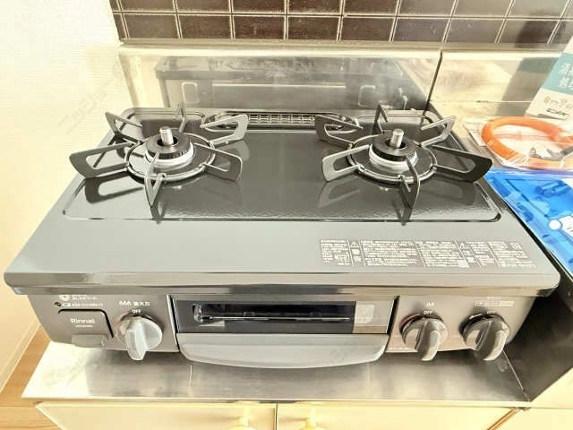 グリル付２口コンロ