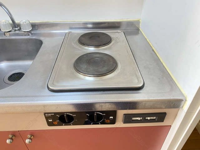 2口電気コンロ