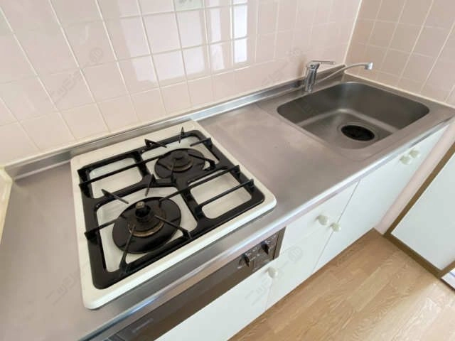 グリル付2口コンロ