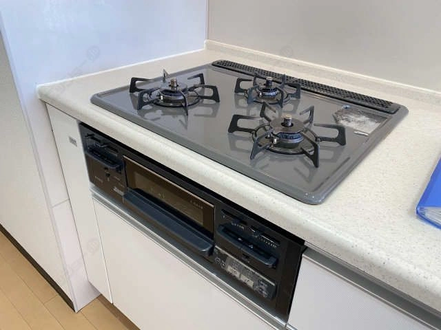 グリル付3口コンロ