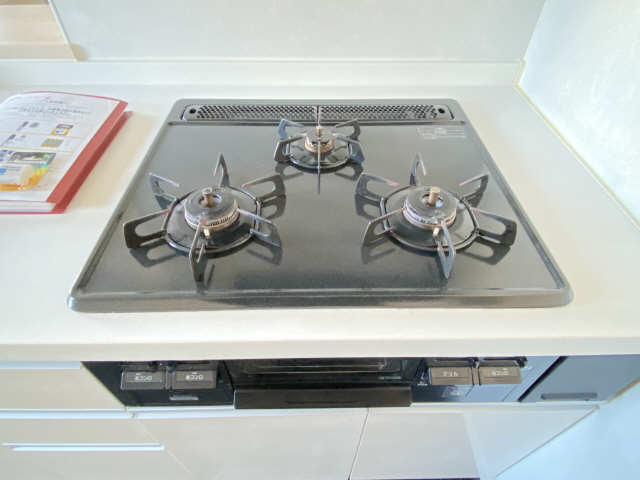 グリル3口コンロ
