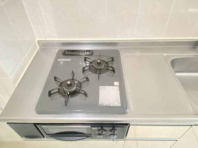 グリル付２口ガスコンロ