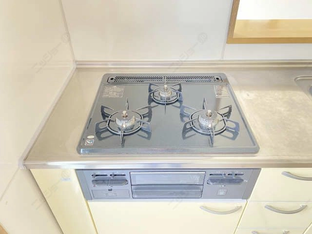 グリル付3口ガスコンロ