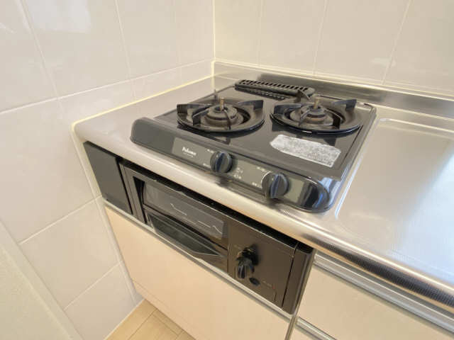 グリル付２口コンロ