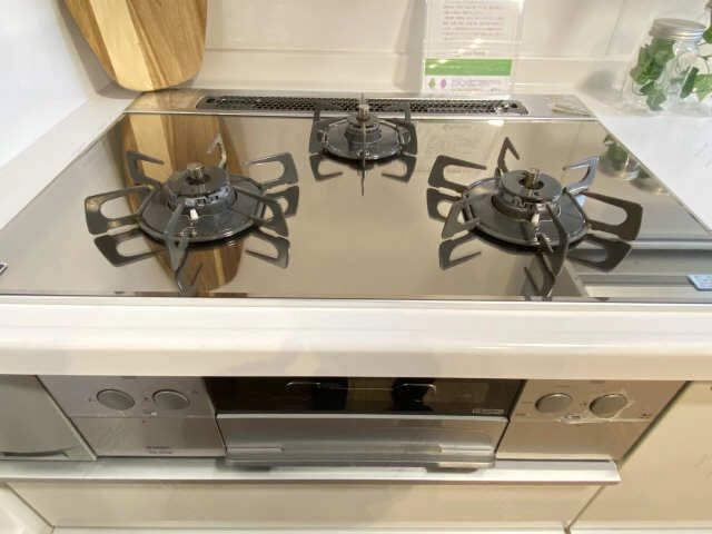 グリル付３口コンロ