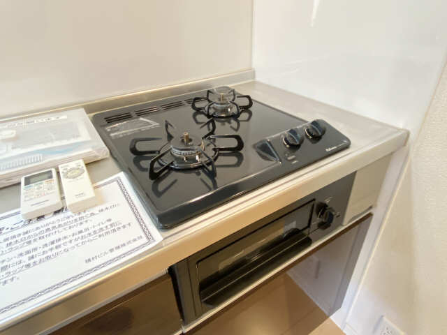 グリル付2口コンロ