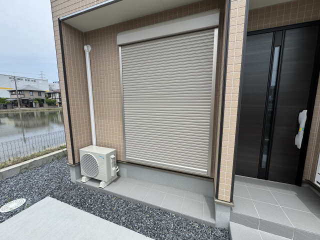 シャッター前