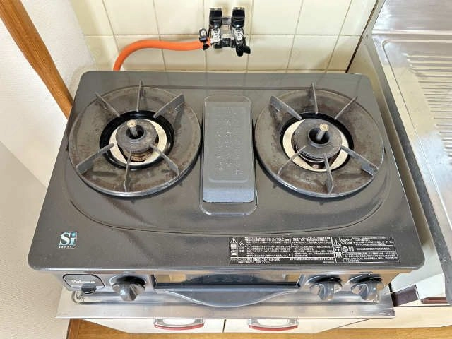 魚焼きグリル付きガスコンロ