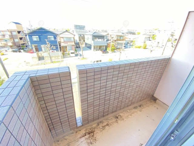 北側バルコニー